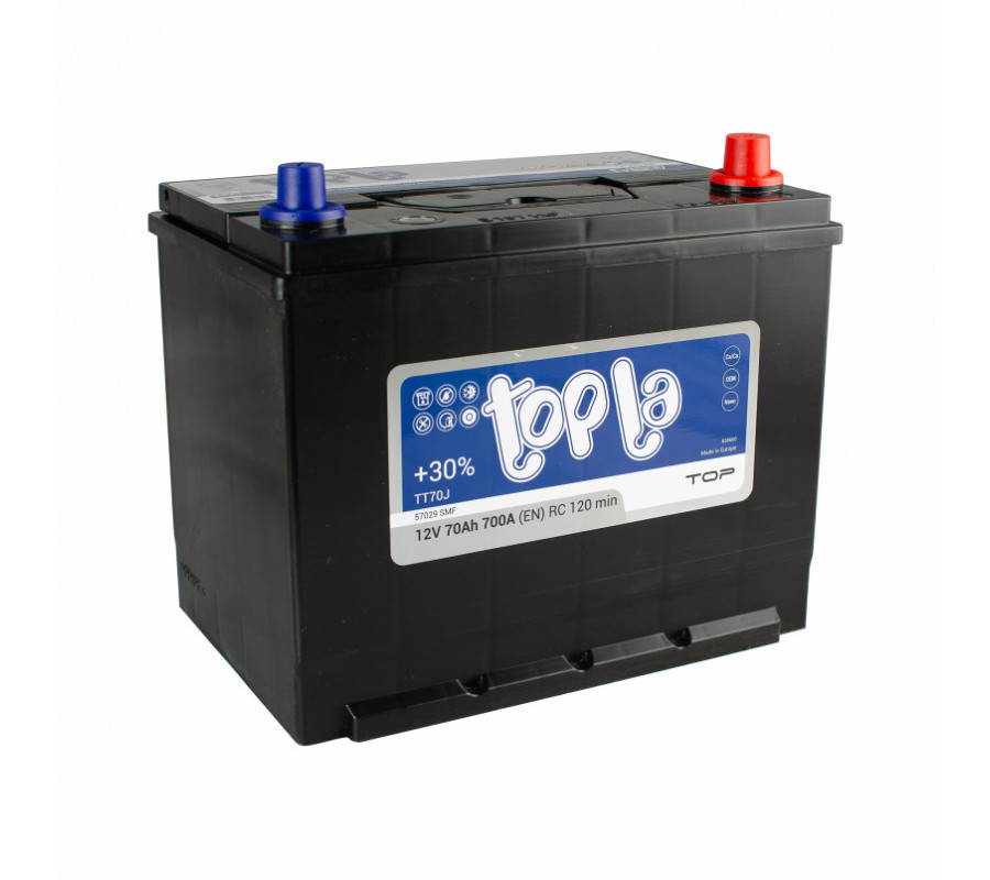 Автомобільний акумулятор Topla 70Ah 700A TOP Japan R+