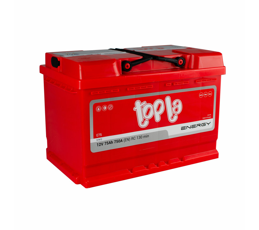Автомобільний акумулятор Topla 75Ah 750A Energy R+