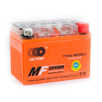 Мото акумулятор Outdo 12V 4A R+ (правий +) YTX 4L-BS
