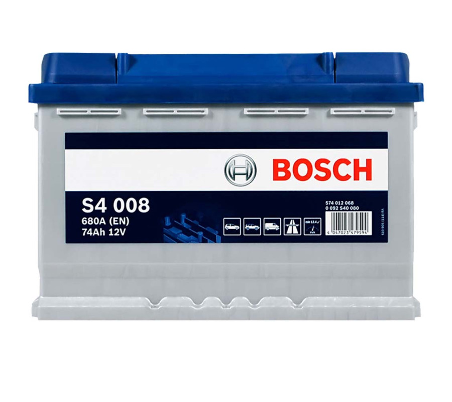Автомобільний акумулятор Bosch 74Ah 680A S4008