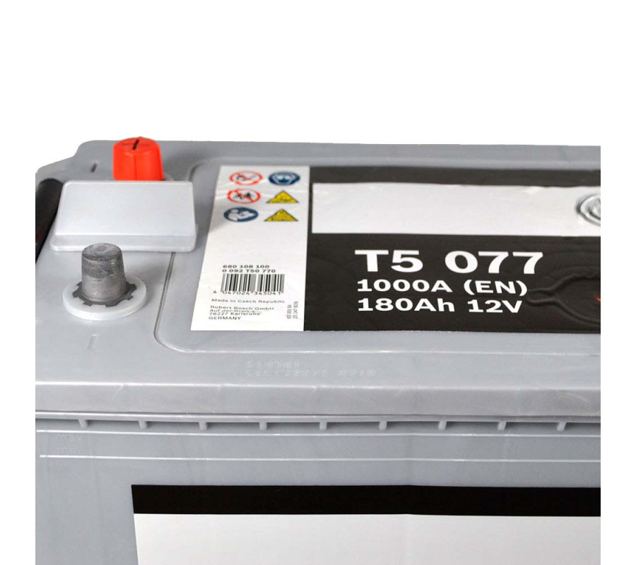 Автомобільний акумулятор BOSCH 180Ah 1000A L+ T50 770