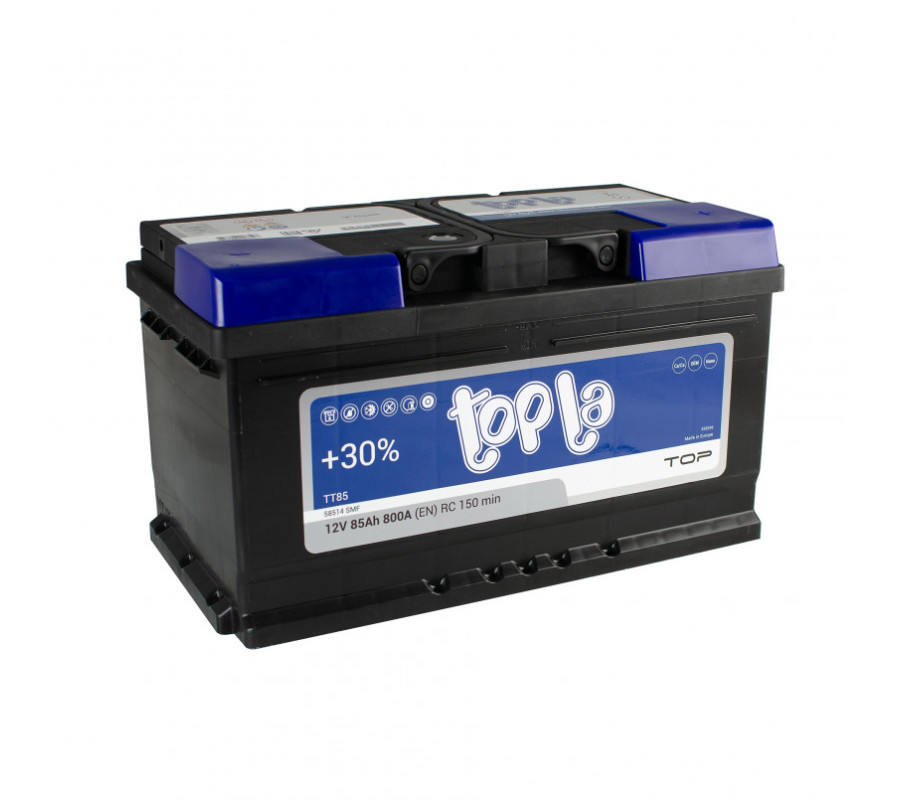 Автомобільний акумулятор Topla 85Ah 800A TOP R+