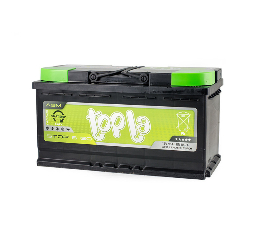Автомобільний акумулятор Topla 95Ah 850A AGM
