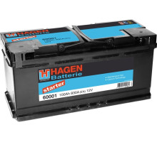 Автомобільний акумулятор Hagen 100Ah 830A R+