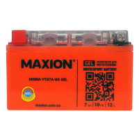 Мото акумулятор MAXION 12V 7Ah 90A YTX 7A-BS 12V L+ 