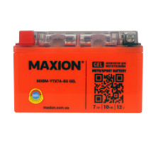 Мото акумулятор MAXION 12V 7Ah 90A YTX 7A-BS 12V L+ 