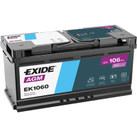 Автомобильный аккумулятор Exide 106Ah 950A Start Stop AGM EK1060 (EK1050)