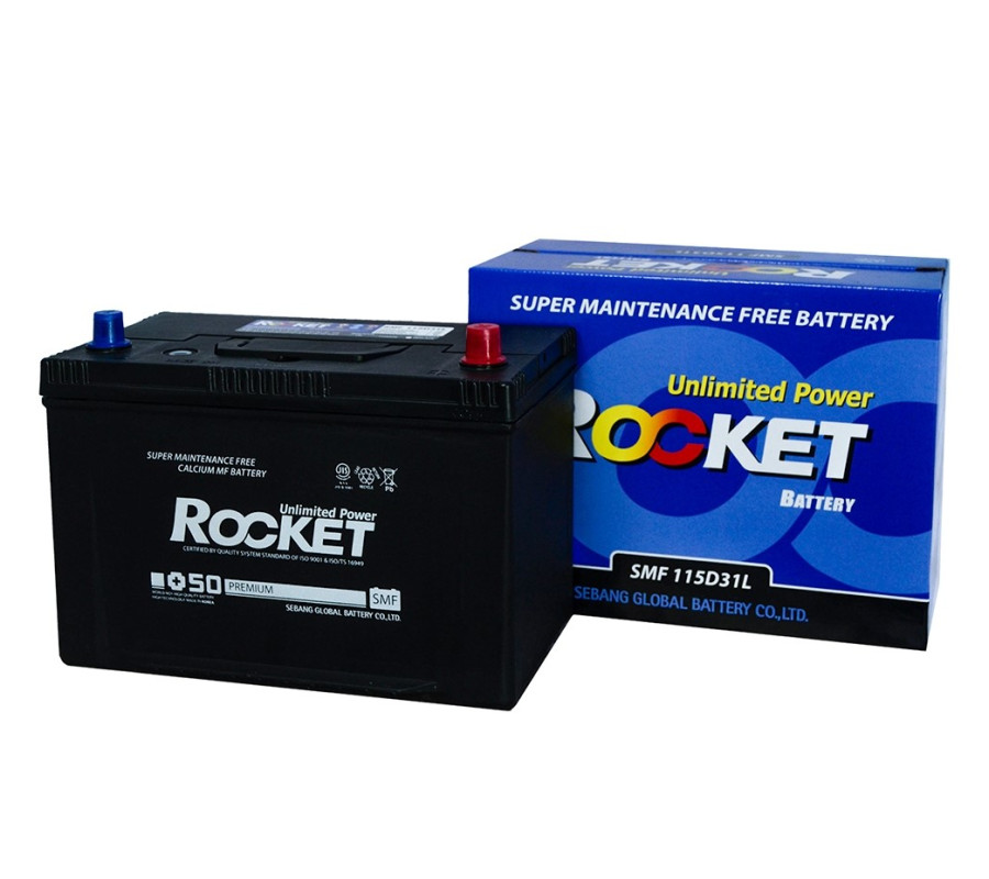 Автомобільний акумулятор Rocket 95Ah 790A 115D31L
