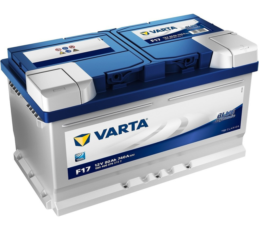 Автомобільний акумулятор Varta  Blue Dynamic 80Ач 740А F17