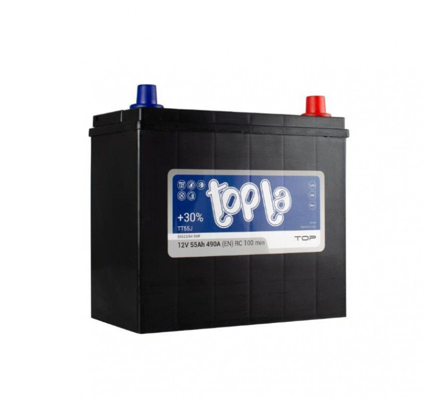 Автомобільний акумулятор Topla 55Ah 490A TOP Japan R+