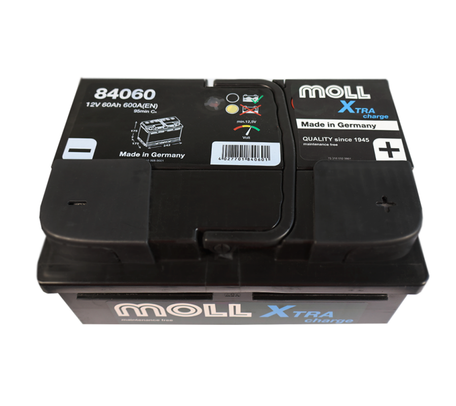 Автомобільний акумулятор MOLL X-Tra Charge 60Ah 600A R+