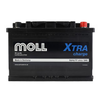 Автомобільний акумулятор MOLL X-Tra Charge 75Ah 720A R+
