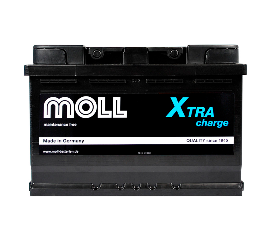 Автомобільний акумулятор MOLL X-Tra Charge 85Ah 800A R+ 