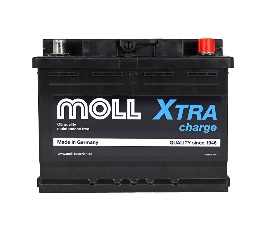 Автомобільний акумулятор MOLL X-Tra Charge 64Ah 620A R+