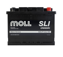 Автомобільний акумулятор MOLL SLI classic 60Ah 540A R+