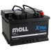 Автомобільний акумулятор MOLL X-Tra Charge 72Ah 720A R+ 