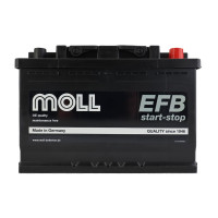Автомобільний акумулятор MOLL EFB 74Ah 720A R+ 