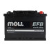 Автомобільний акумулятор MOLL EFB 74Ah 720A R+ 