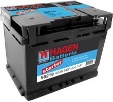 Автомобільний акумулятор Hagen 6СТ-62 (56219)