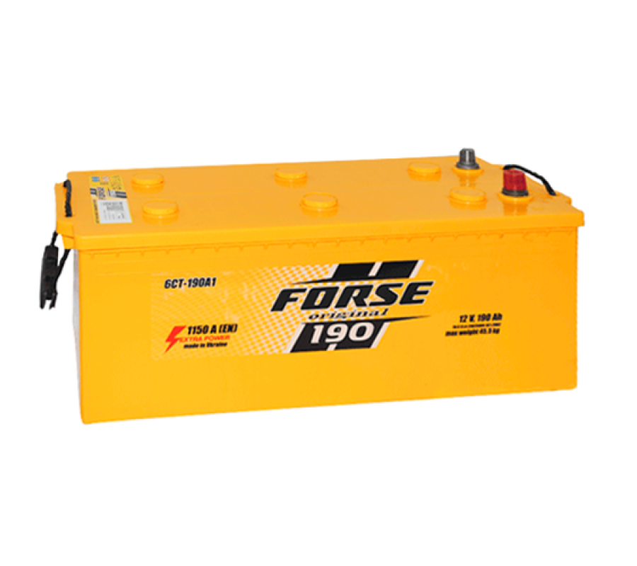 Автомобільний акумулятор FORSE 190Аh 1150A L+