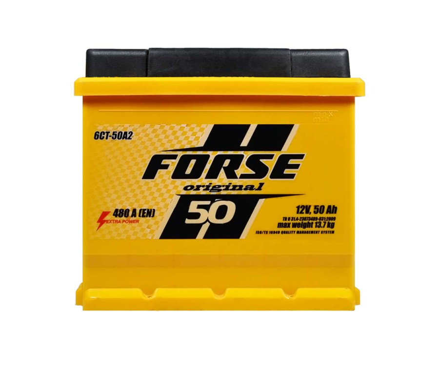 Автомобільний акумулятор FORSE 50Аh 480А L+