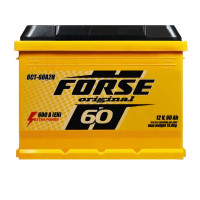 Автомобільний акумулятор FORSE 60Ah 600A L+