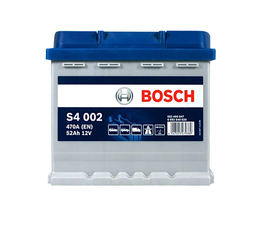 Автомобільний акумулятор Bosch 52Ah 470A S4002