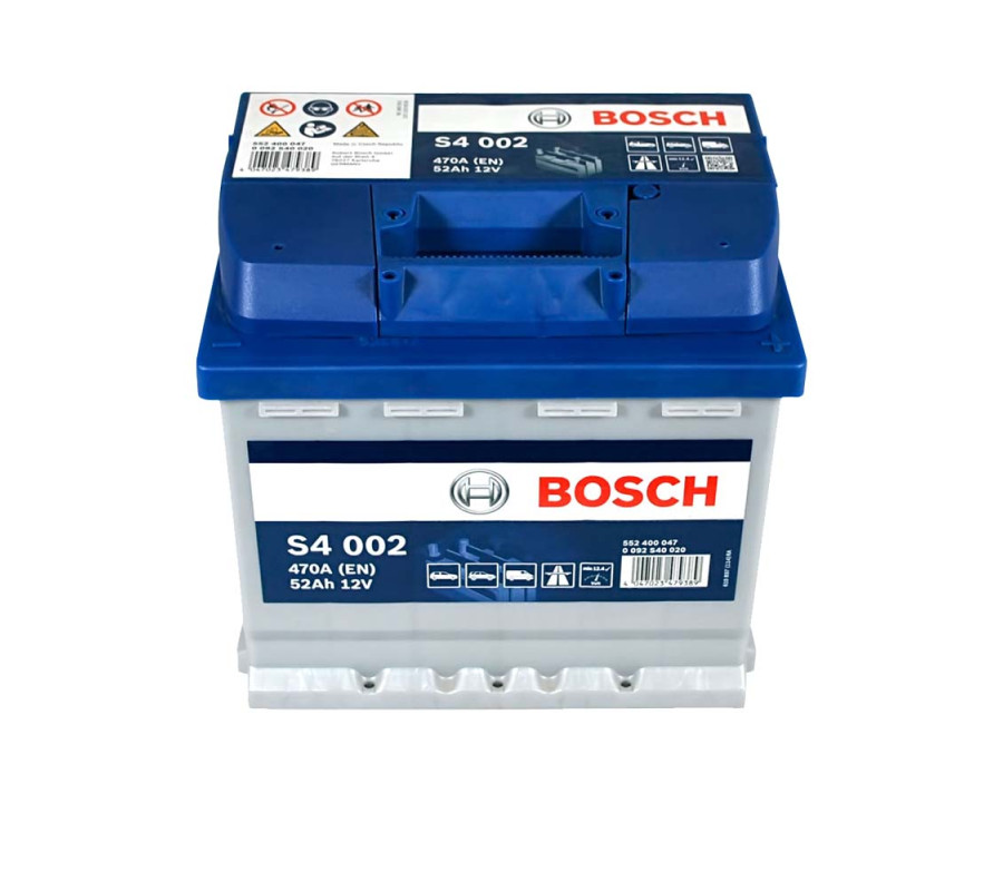Автомобільний акумулятор Bosch 52Ah 470A S4002