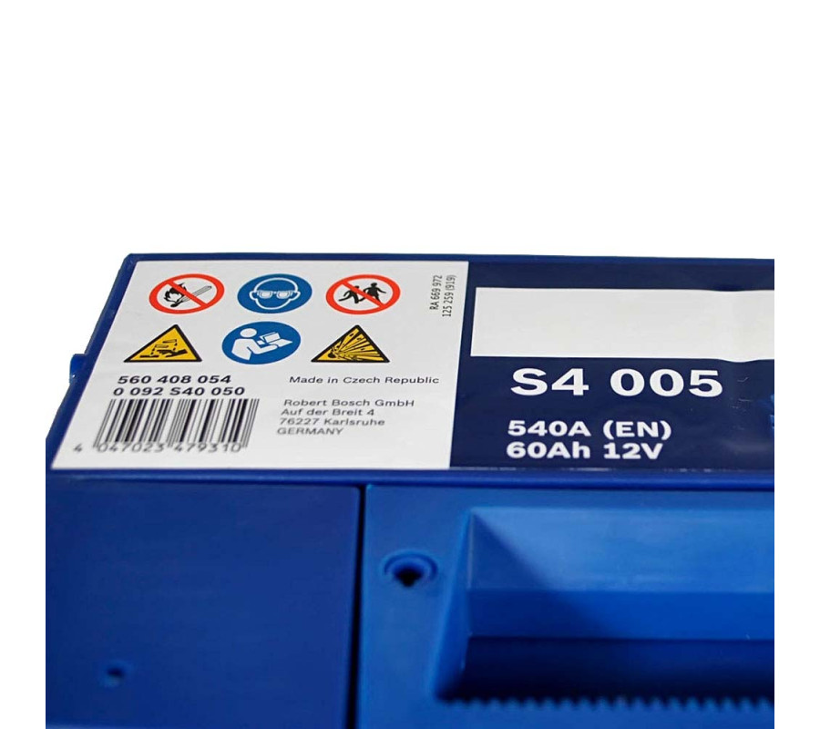 Автомобільний акумулятор Bosch 60Ah 540A S4005