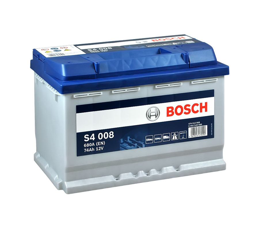 Автомобільний акумулятор Bosch 74Ah 680A S4008