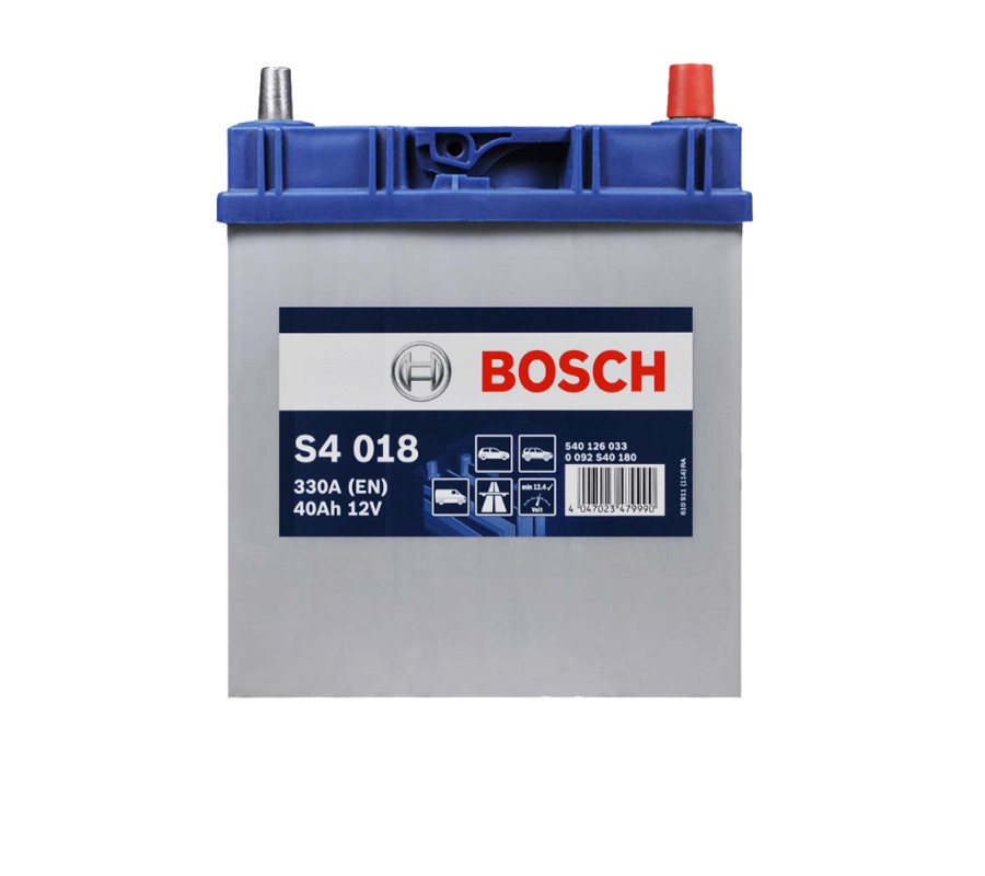 Автомобільний акумулятор Bosch 40Ah 330A S4018