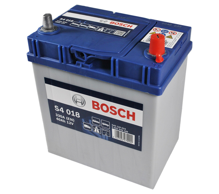 Автомобільний акумулятор Bosch 40Ah 330A S4018