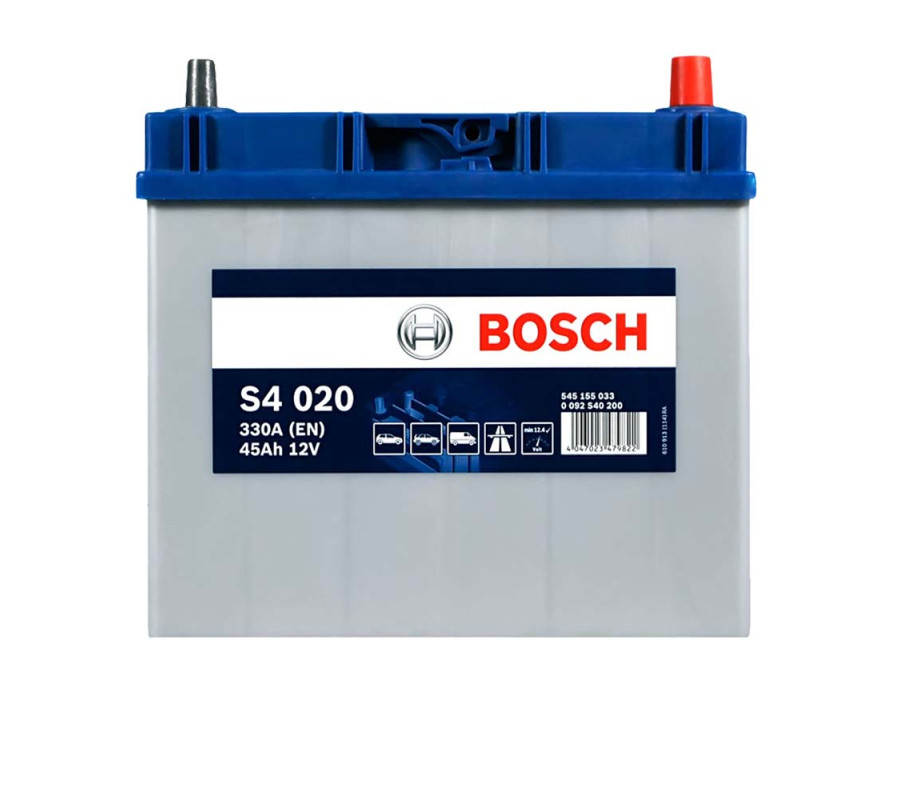 Автомобільний акумулятор Bosch 45Ah 330A S4020