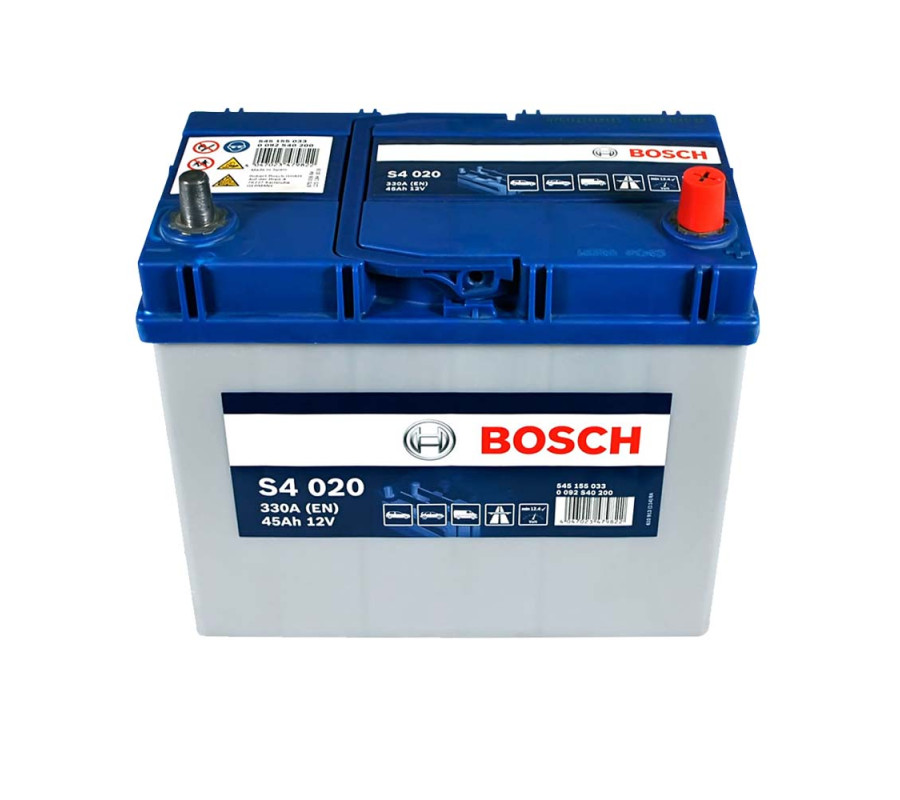 Автомобільний акумулятор Bosch 45Ah 330A S4020