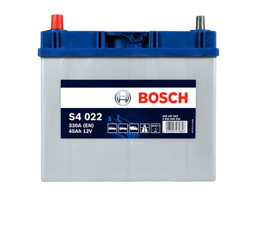Автомобільний акумулятор Bosch 45Ah 330A S4022