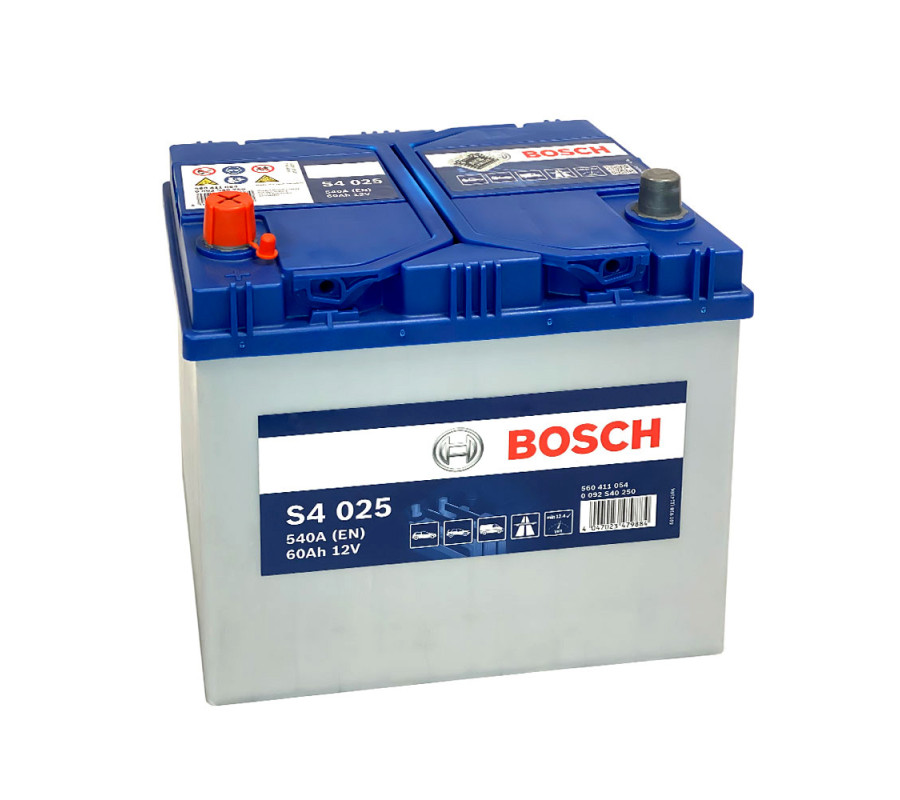Автомобільний акумулятор Bosch 60Ah 540A S4025