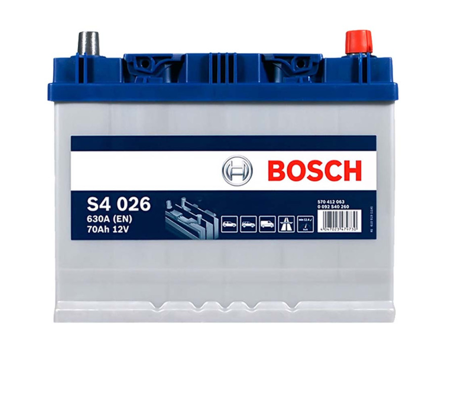 Автомобільний акумулятор Bosch 70Ah 630A S4026