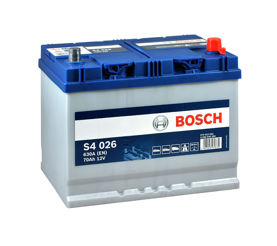 Автомобільний акумулятор Bosch 70Ah 630A S4026