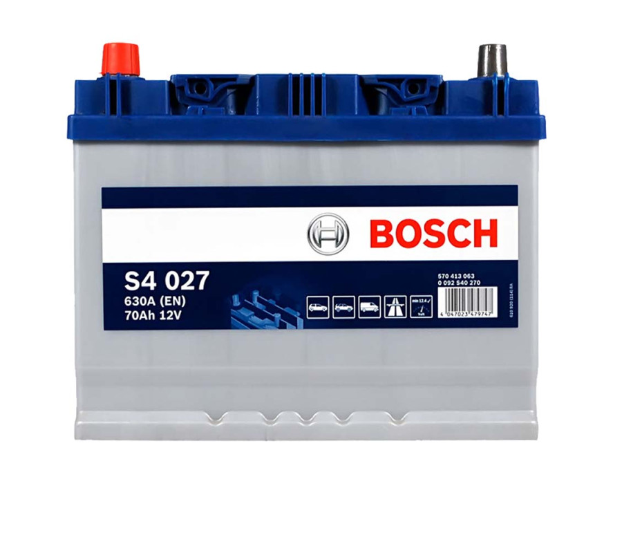 Автомобільний акумулятор Bosch 70Ah 630A S4027