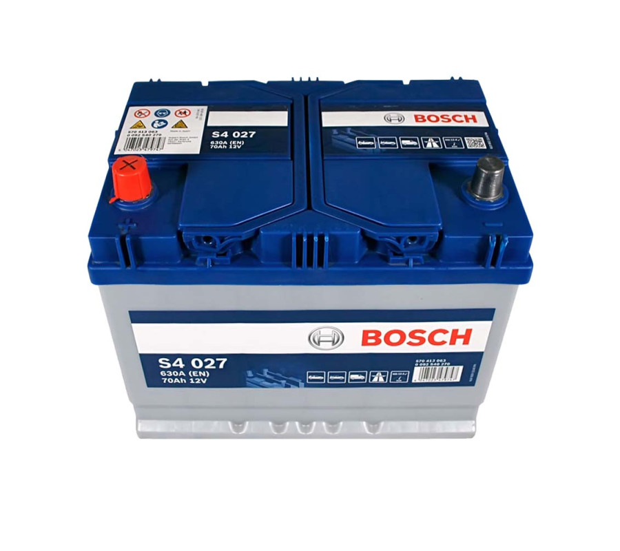 Автомобільний акумулятор Bosch 70Ah 630A S4027