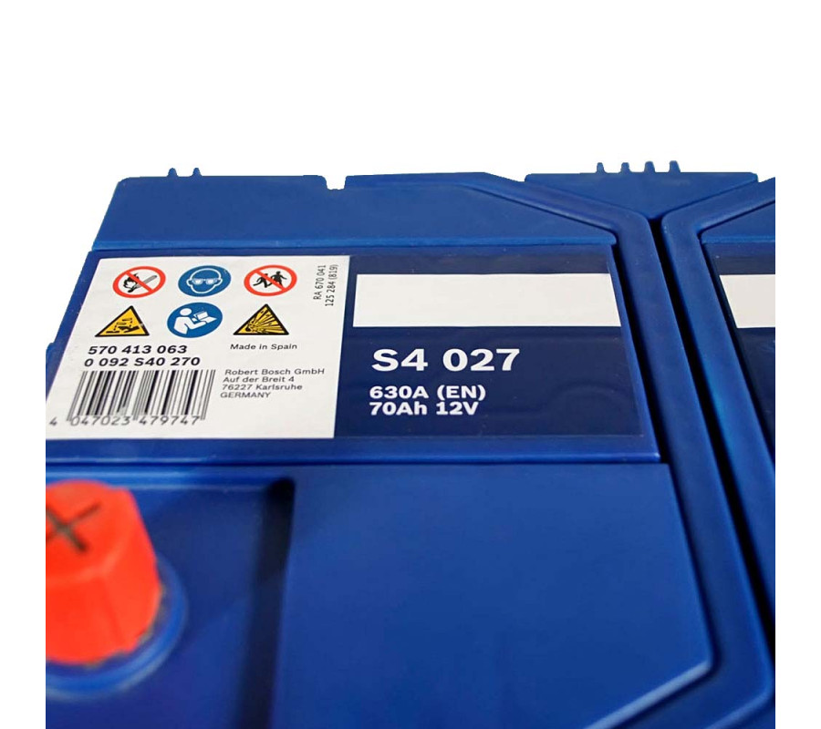 Автомобільний акумулятор Bosch 70Ah 630A S4027