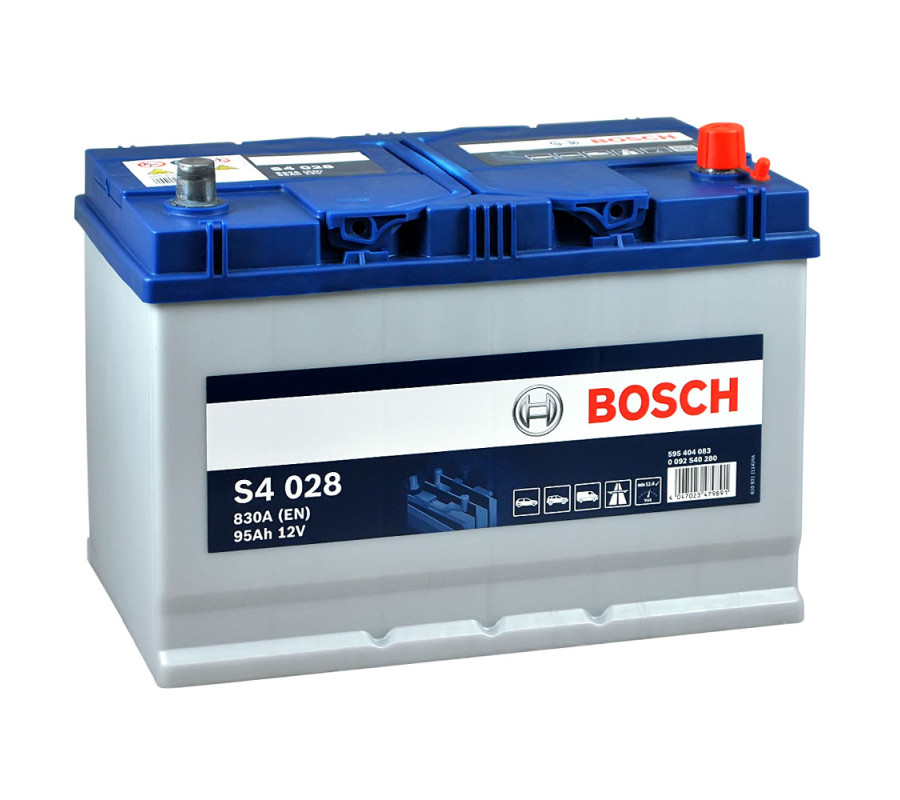 Автомобільний акумулятор Bosch 95Ah 830A S4028