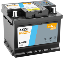 Автомобільний акумулятор Exide Premium 47Ah 450A EA472