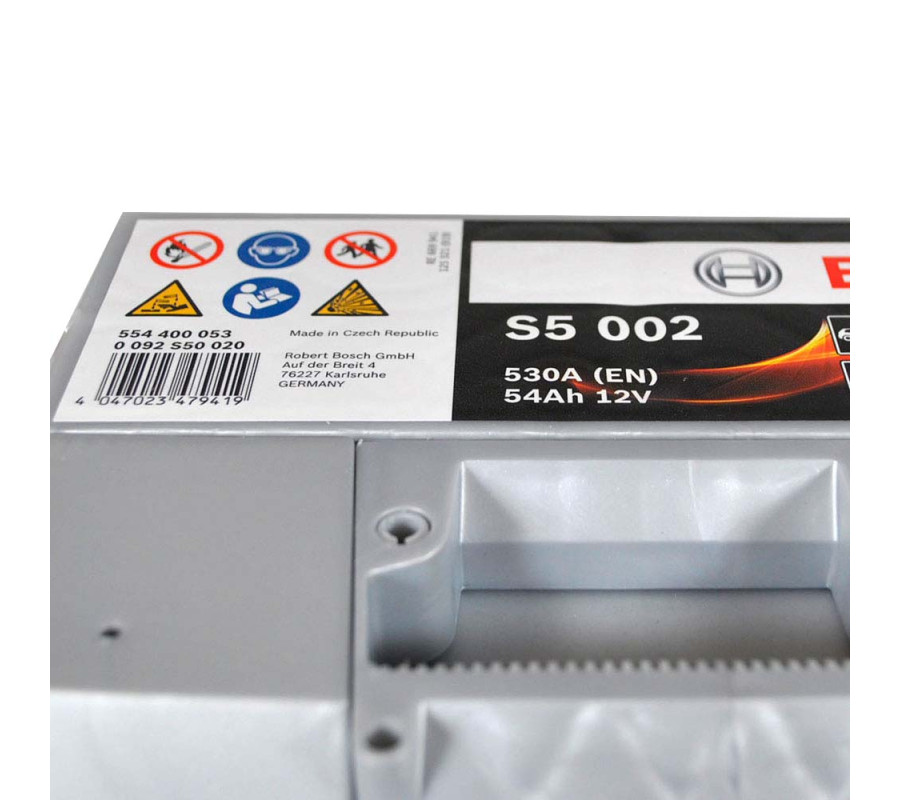 Автомобільний акумулятор Bosch 54Ah 530A S5002