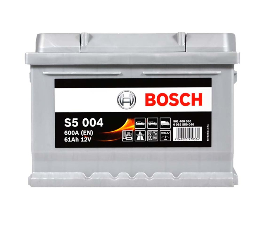 Автомобільний акумулятор Bosch 61Ah 600A S5004