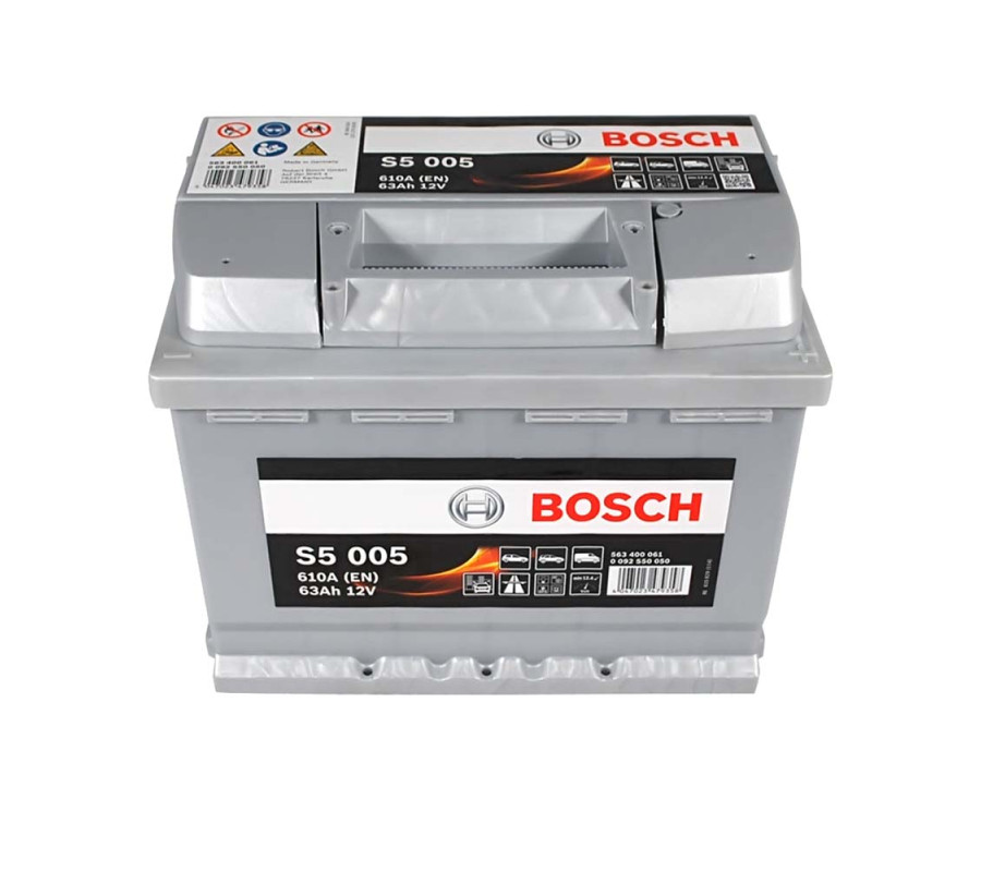 Автомобільний акумулятор Bosch 63Ah 610A S5005