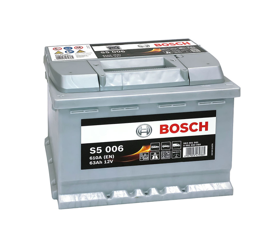 Автомобільний акумулятор Bosch 63Ah 610A S5005