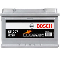 Автомобільный акумулятор Bosch 74Ah 750A S5007