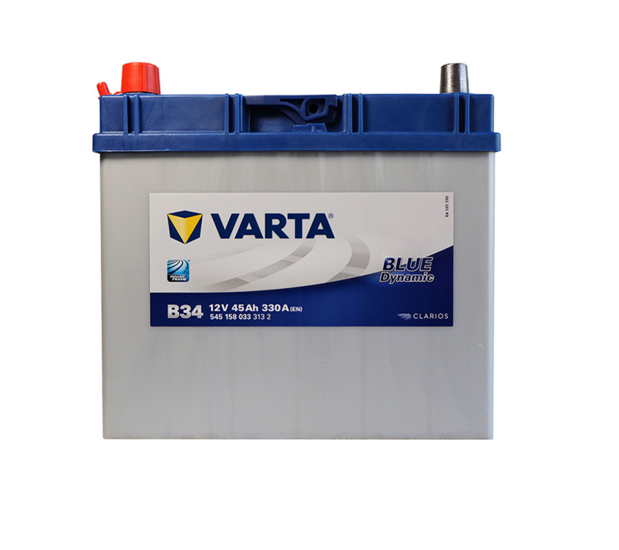 Автомобільний акумулятор Varta  Blue Dynamic 45Ач 330А B34