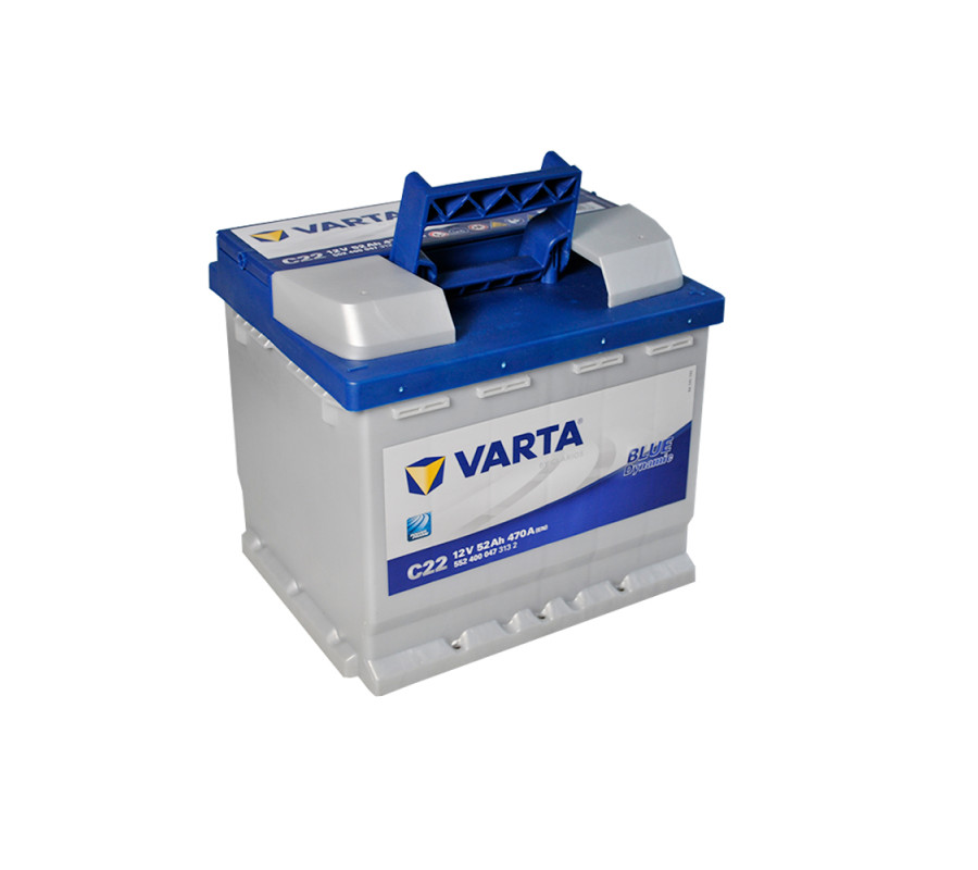 Автомобільний акумулятор Varta  Blue Dynamic 52Ач 470А C22